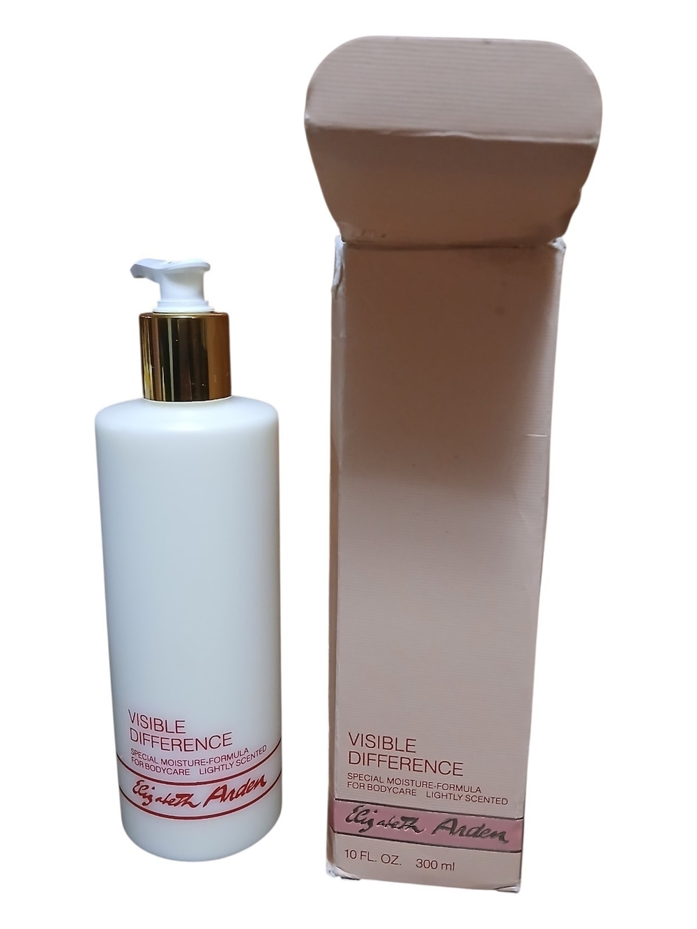 Elizabeth Arden Visible Difference Body Lotion - White and Pink Accents